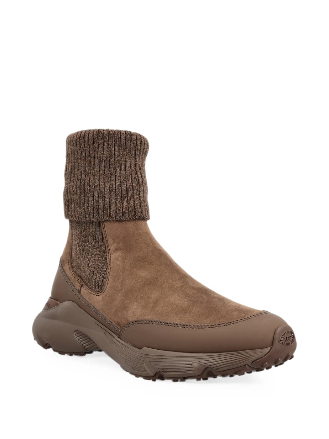 Sport Run Brown High-Top Sneakers