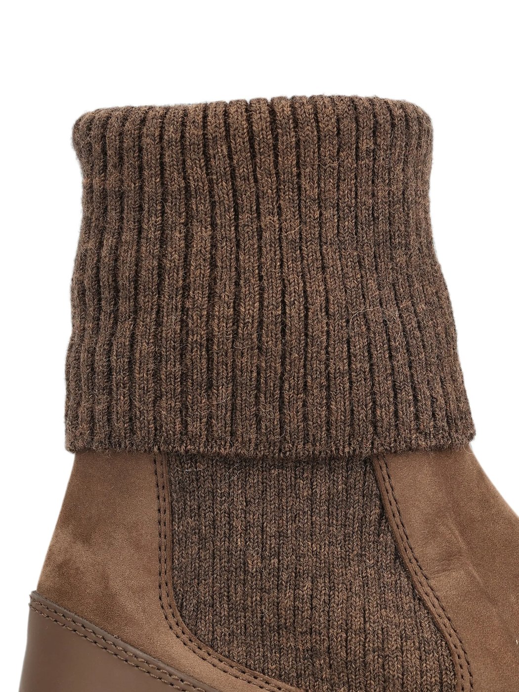 Sport Run Brown High-Top Sneakers