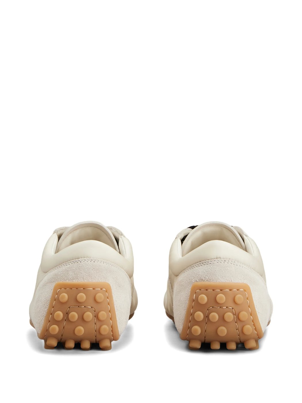 Calzature Low-Profile Leather/Suede Sneakers
