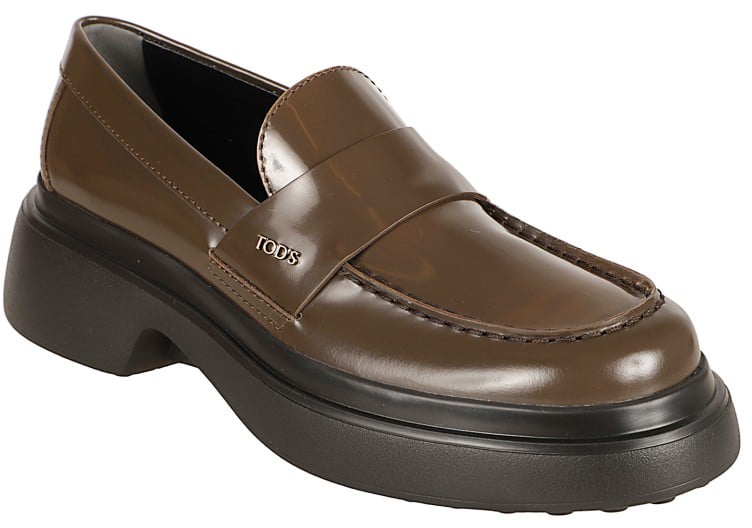 Sole Loafers In Brushed Calfskin