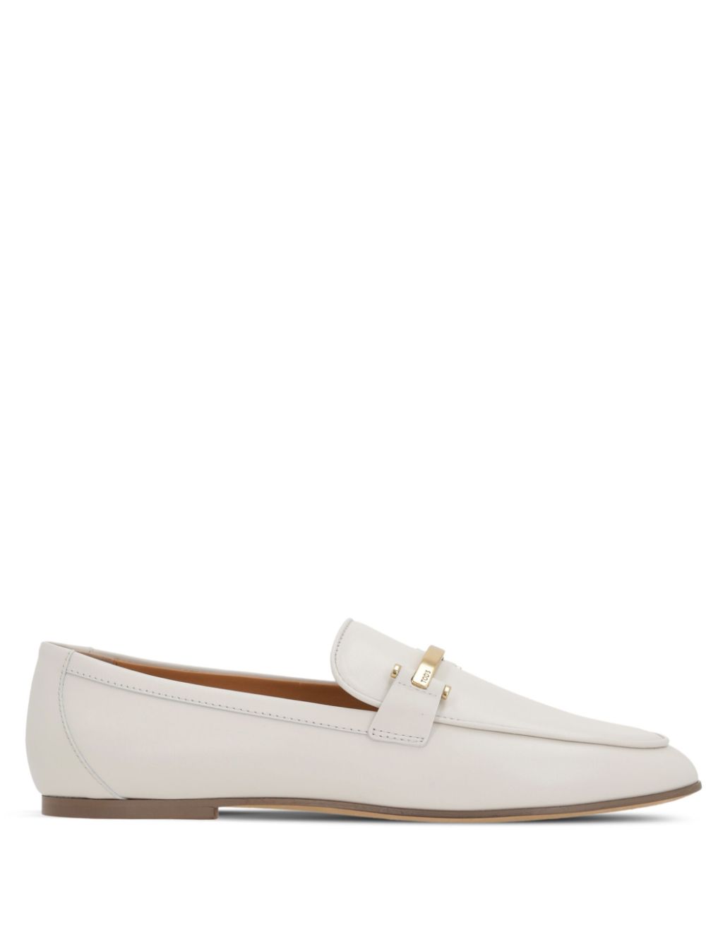 Leather Moccasins with Pointed Toe