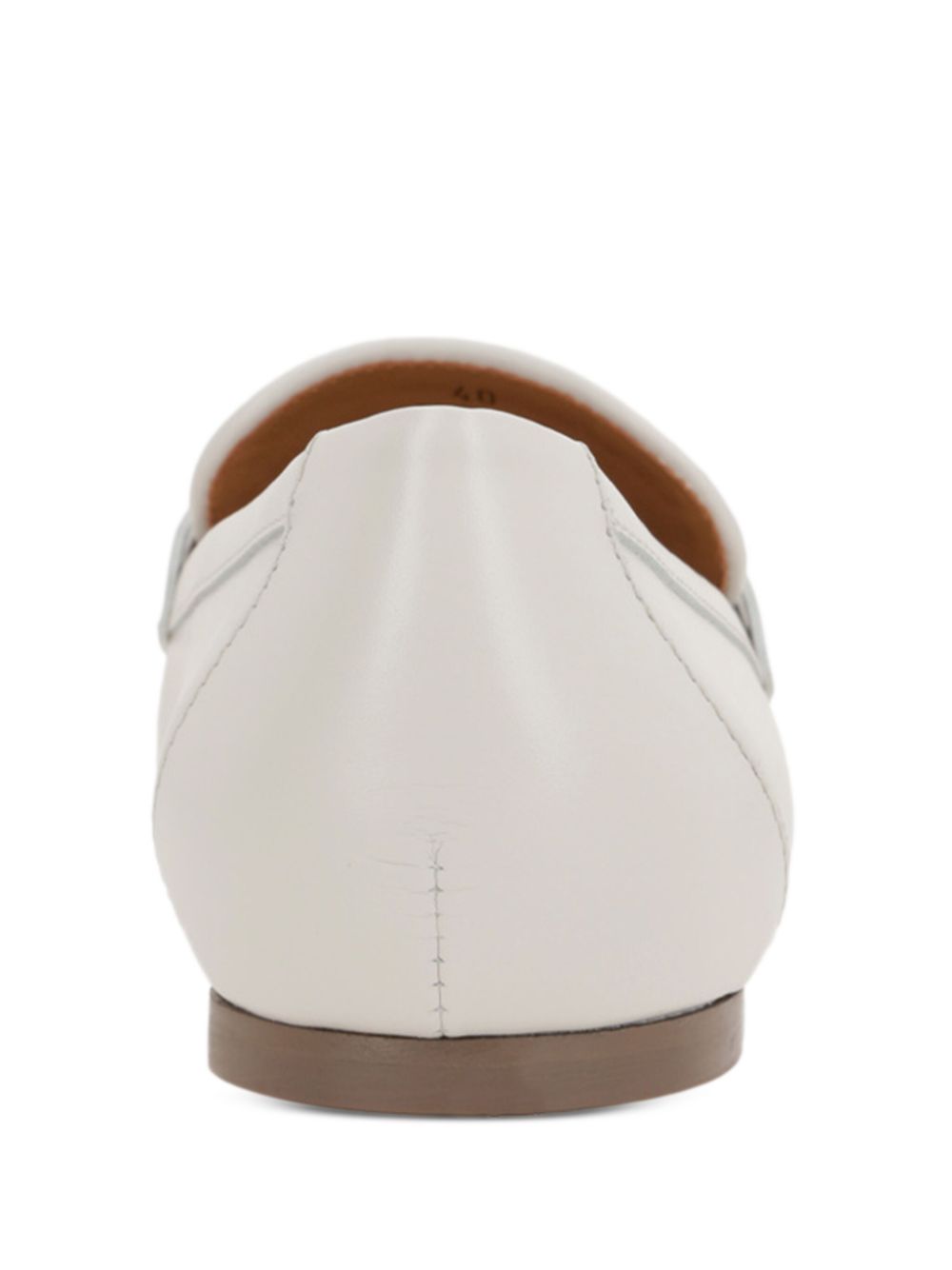 Leather Moccasins with Pointed Toe