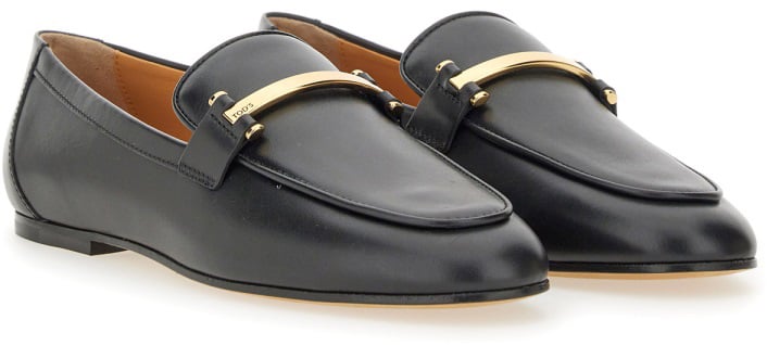 Pointed Toe Leather Loafers