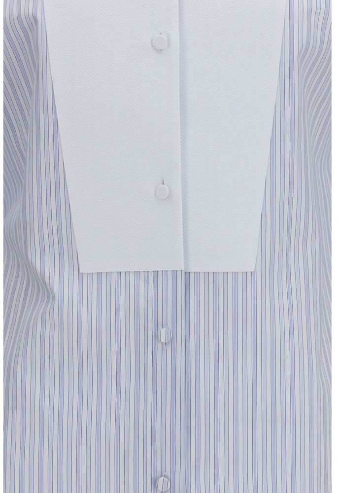 Tom Ford Blue Cotton Pattern Shirt