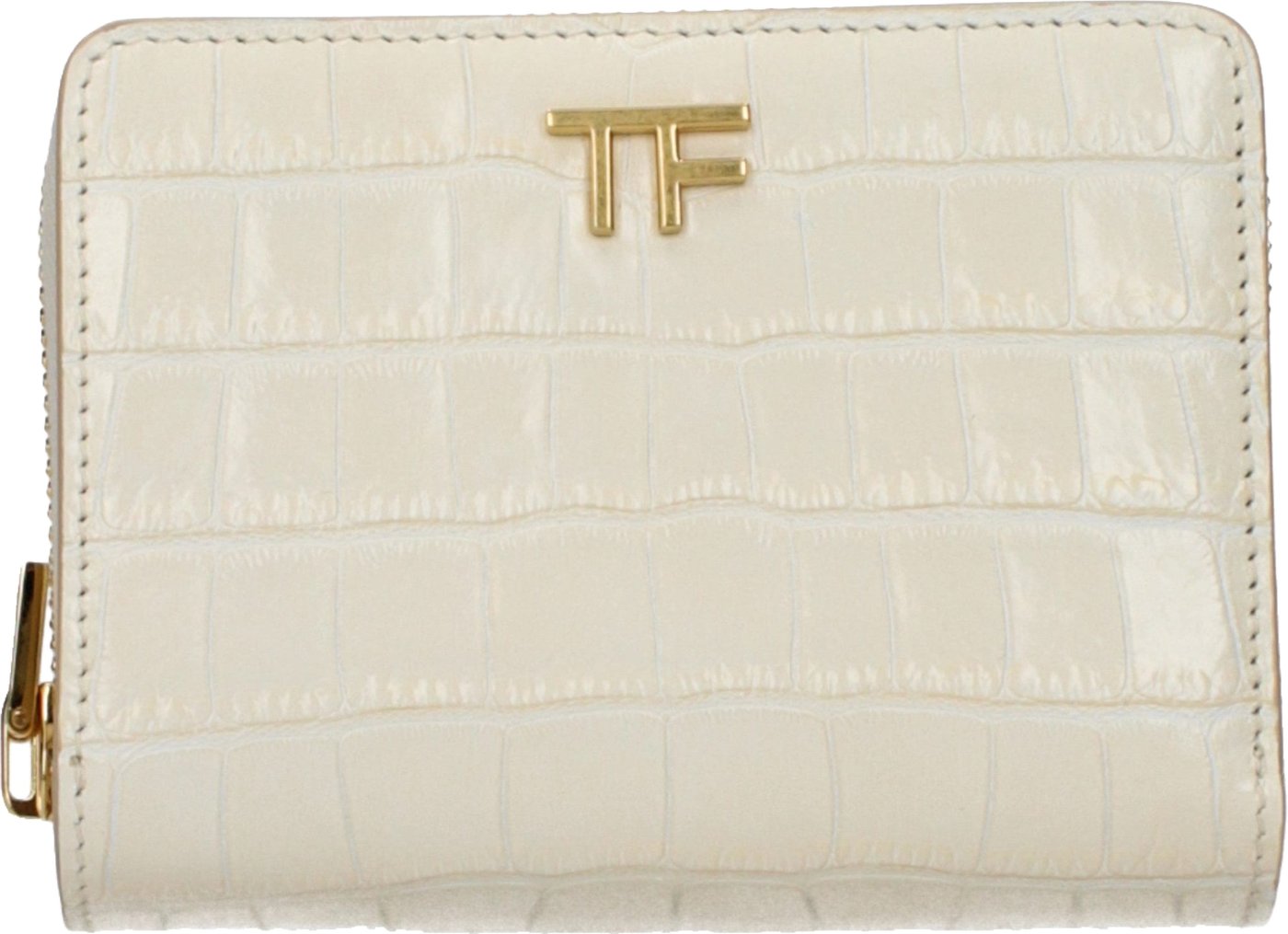 Tom Ford Beige Leather Wallet