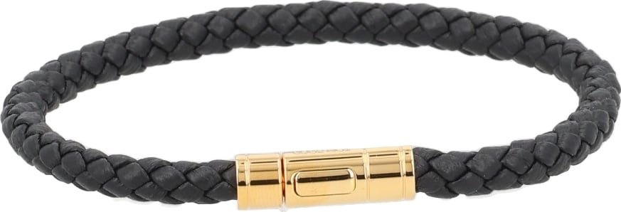 BRACCIALE IN PELLE INTRECCIATA