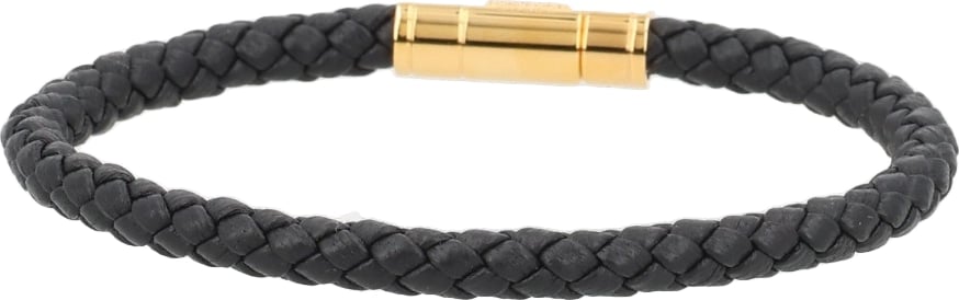 BRACCIALE IN PELLE INTRECCIATA