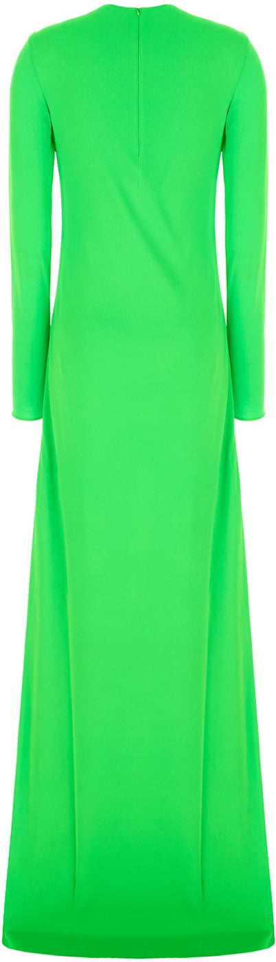 Tom Ford Fluo green viscose long dress