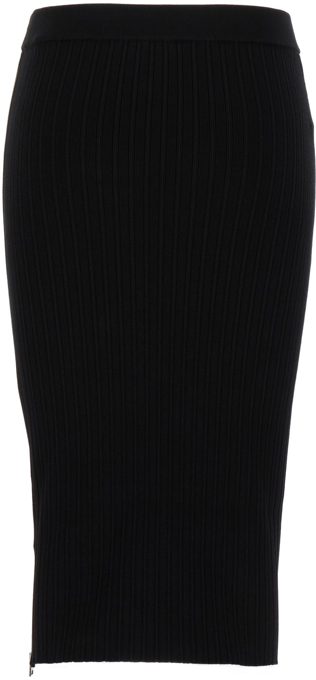 Tom Ford Black silk blend skirt