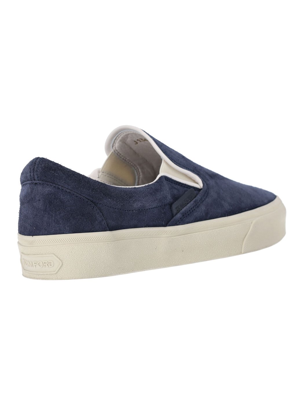 Suede Slip-On Sneakers with Elastic Side Panels