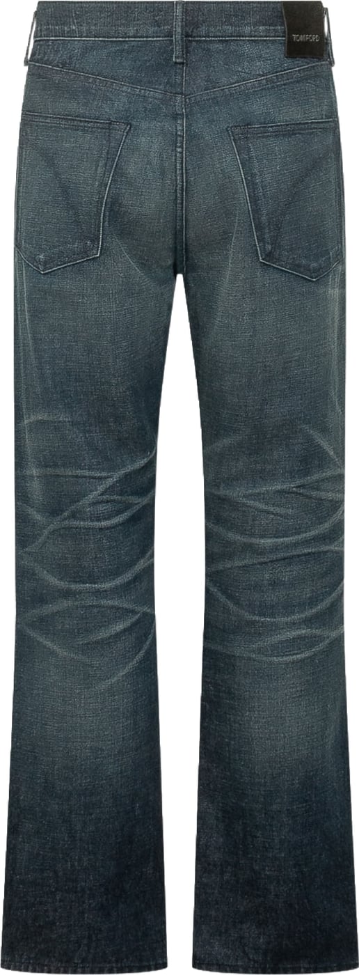 Jeans a Vita Bassa con Gamba Svasata