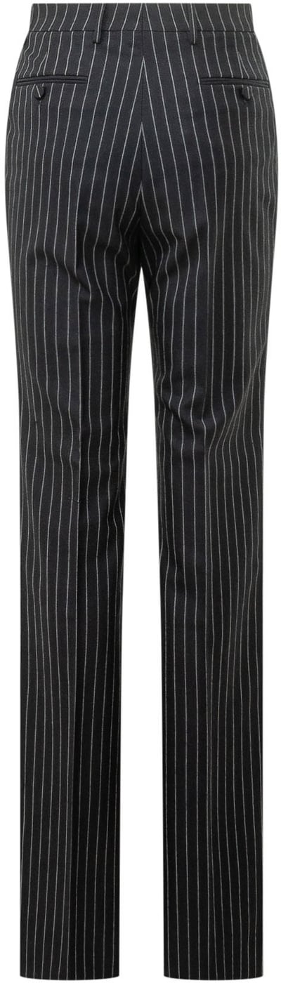 Pantaloni Straight Boyfriend Gessati