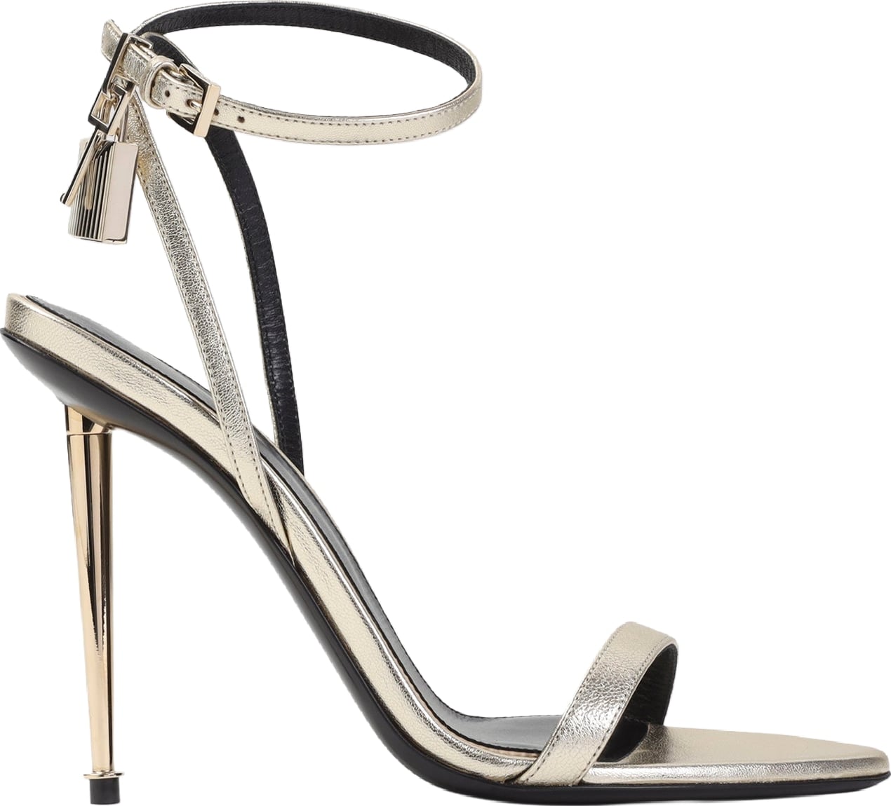 Tom Ford Nappa Pointed Naked Sandals