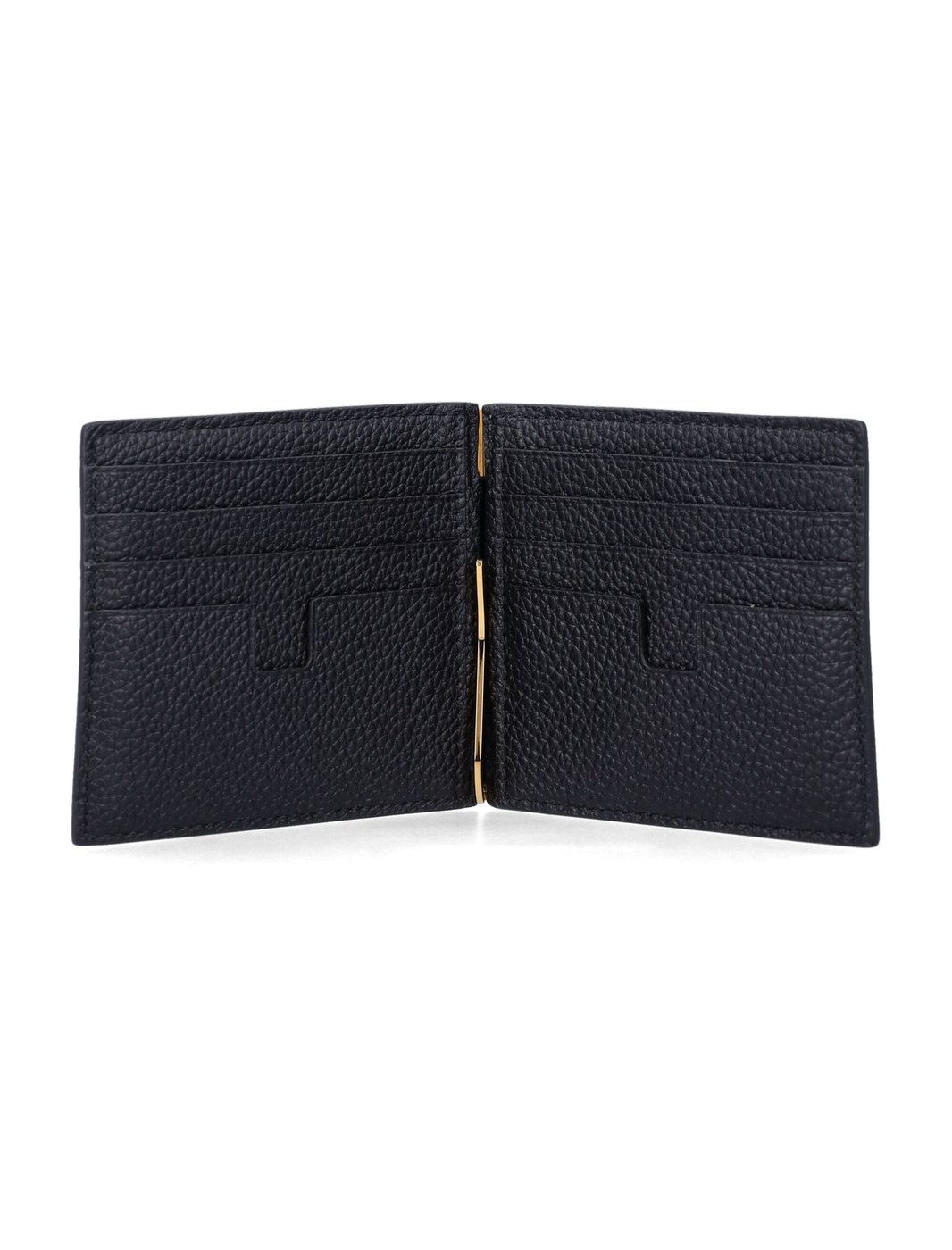 Textured Calf Leather Bi-Fold Wallet