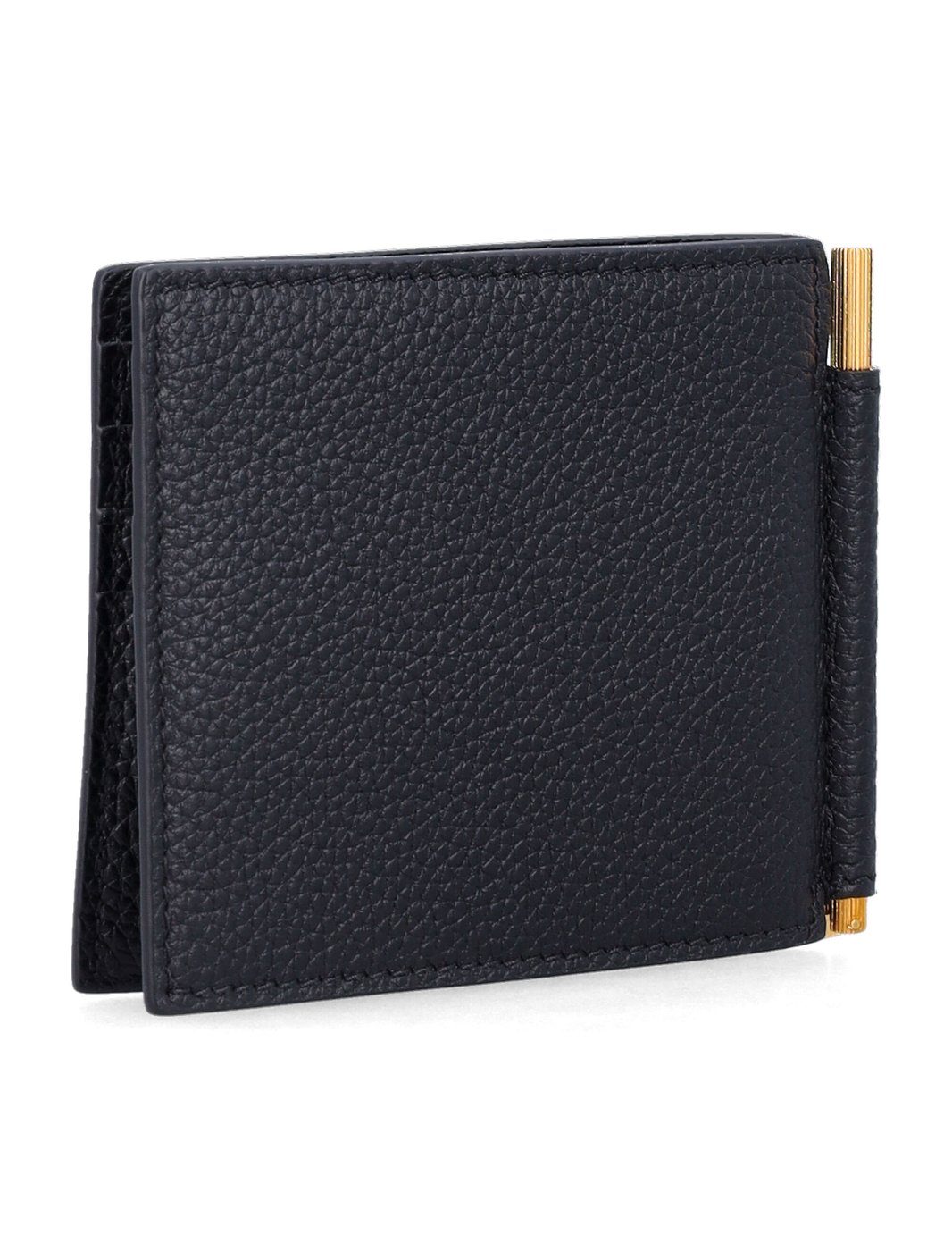 Textured Calf Leather Bi-Fold Wallet