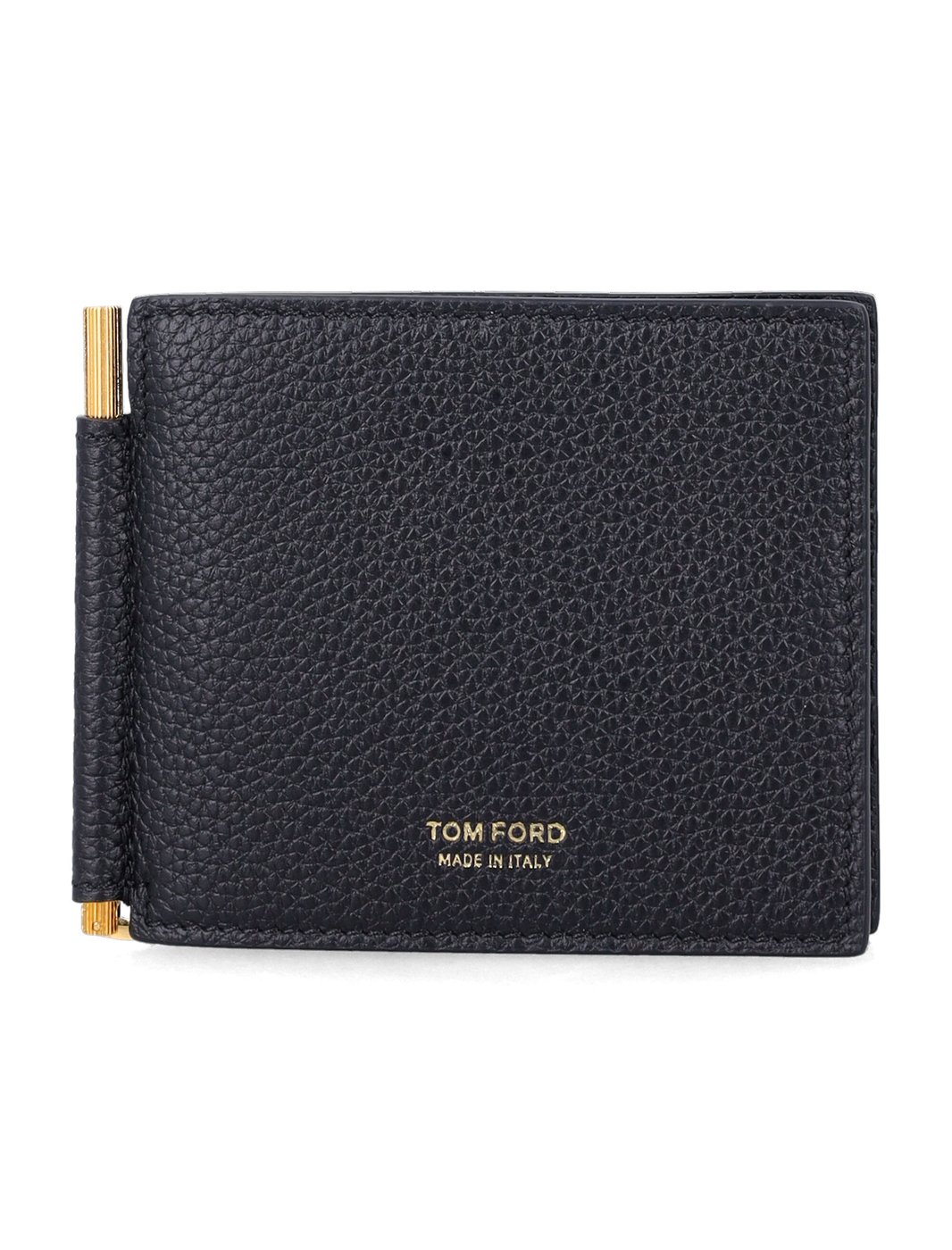 Textured Calf Leather Bi-Fold Wallet