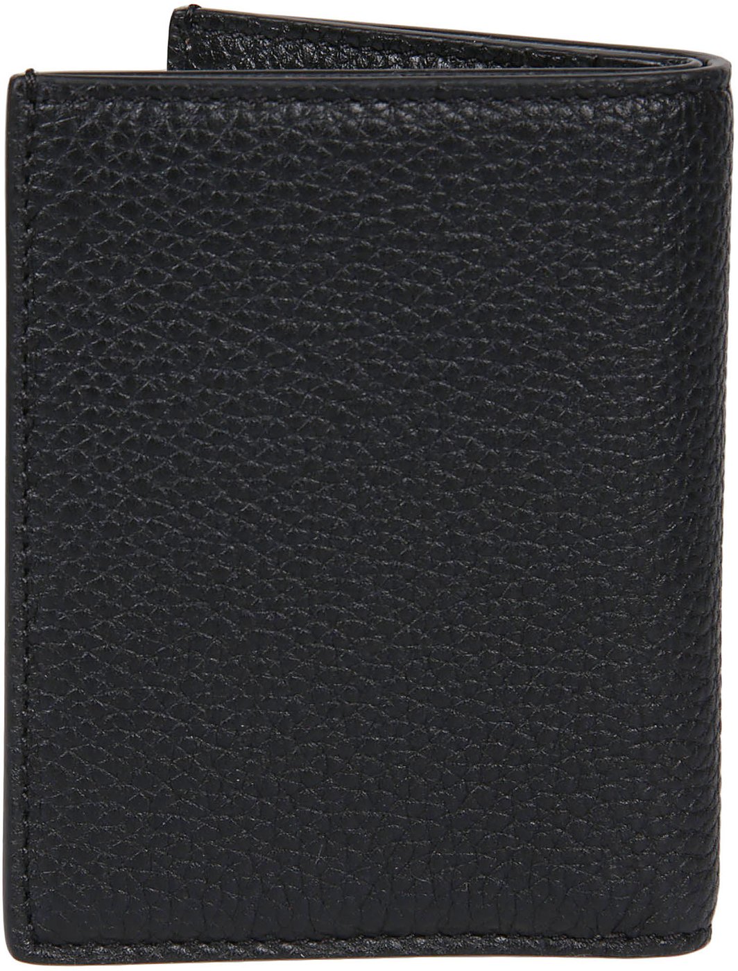 T Line Folding Credit Card Holder Black