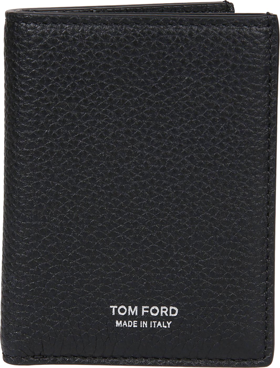 T Line Folding Credit Card Holder Black