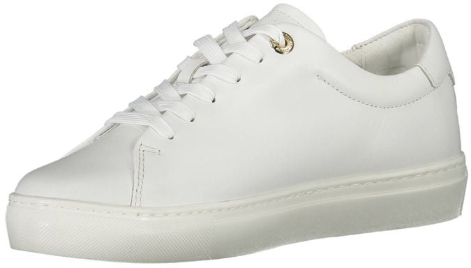 Tommy Hilfiger Bianco Leather Women Sneaker