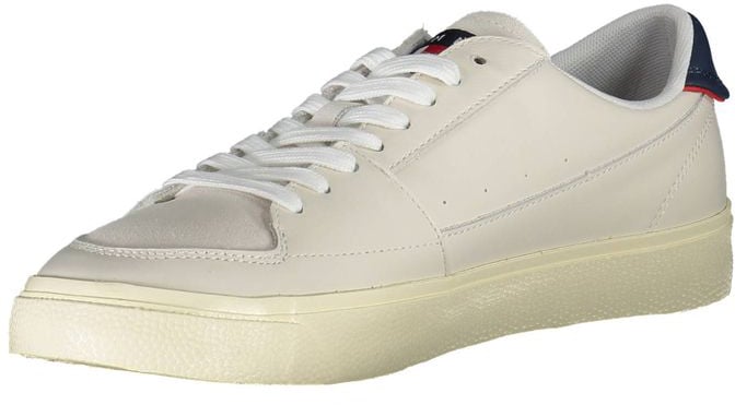 Tommy Hilfiger White Leather Men Sneaker