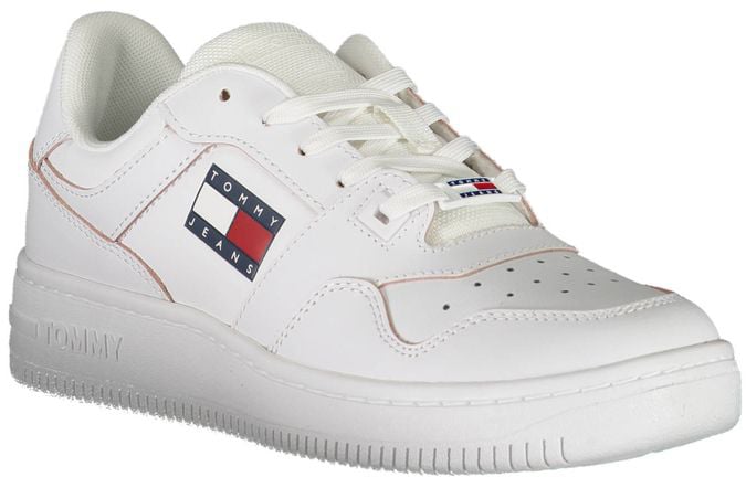 Tommy Hilfiger Bianco Leather Women Sneaker