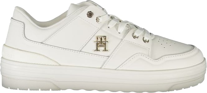 Tommy Hilfiger White Leather Women Sneaker