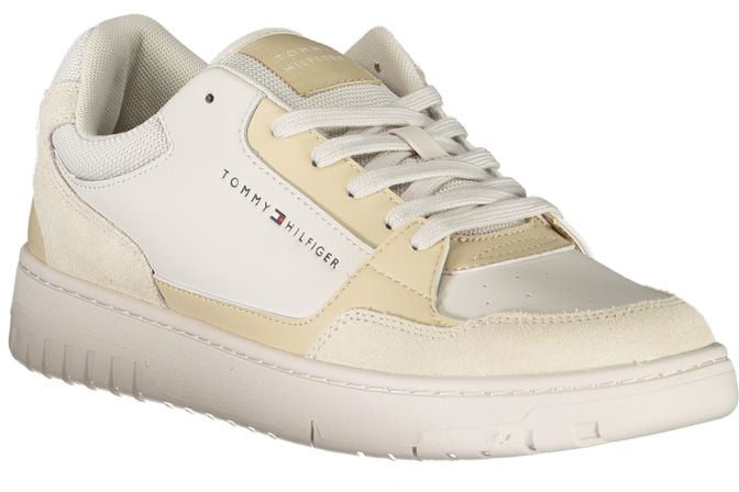 Tommy Hilfiger Beige Polyurethane Men Sneaker