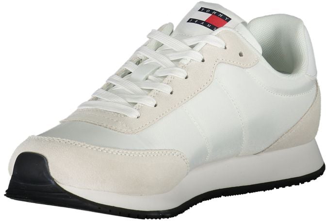 Tommy Hilfiger Bianco Polyester Men Sneaker