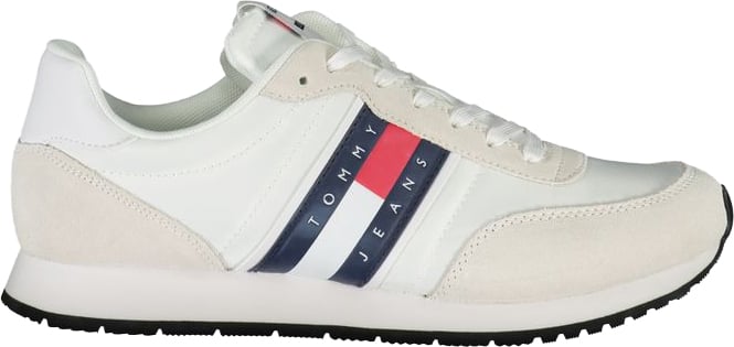 Tommy Hilfiger Bianco Polyester Men Sneaker