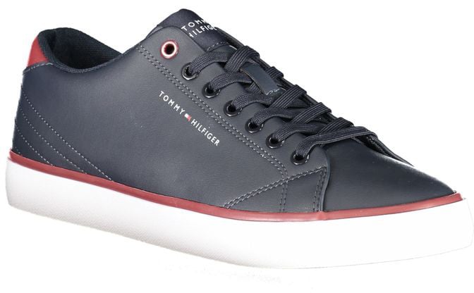 Tommy Hilfiger Blue Polyurethane Men Sneaker