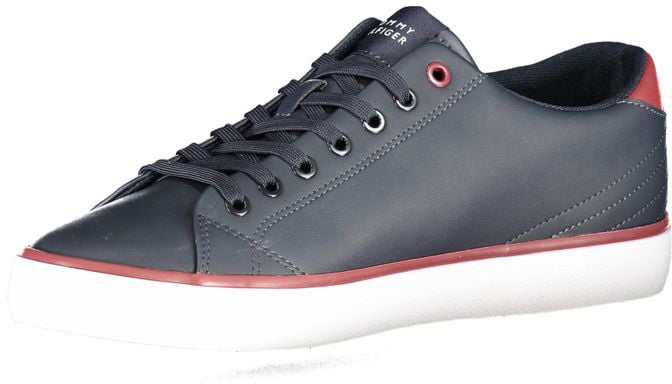 Tommy Hilfiger Blue Polyurethane Men Sneaker