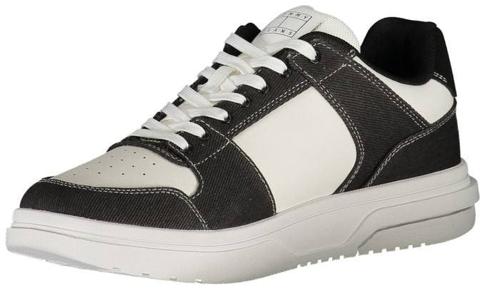 Tommy Hilfiger Nero Polyurethane Men Sneaker