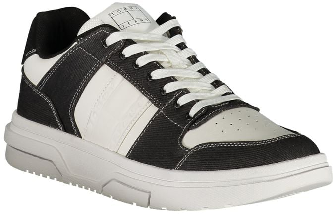 Tommy Hilfiger Nero Polyurethane Men Sneaker