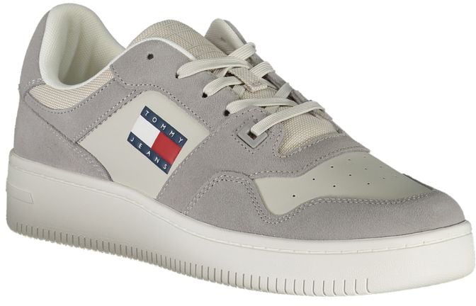 Tommy Hilfiger Grigio Pelle Men Sneaker