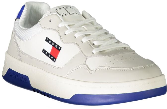Tommy Hilfiger Bianco Polyurethane Men Sneaker