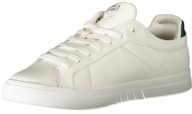 Tommy Hilfiger White Leather Men Sneaker