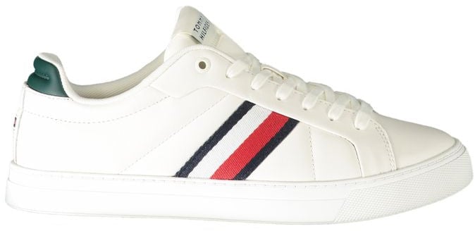 Tommy Hilfiger White Leather Men Sneaker