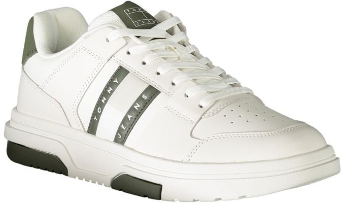 Tommy Hilfiger White Polyethylene Men Sneaker