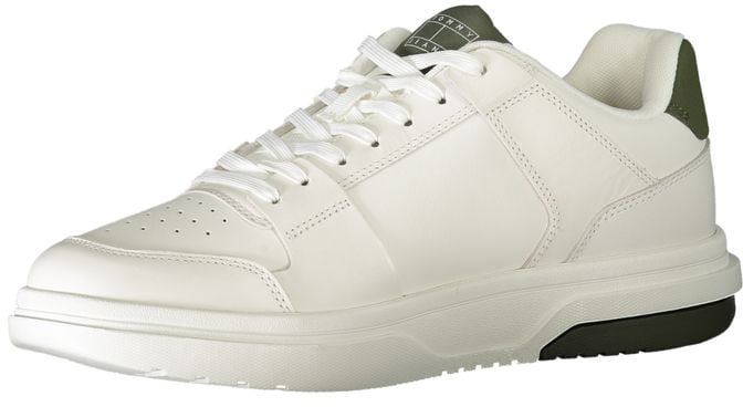 Tommy Hilfiger White Polyethylene Men Sneaker