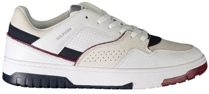 Tommy Hilfiger Bianco Polyurethane Men Sneaker