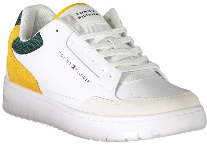 Tommy Hilfiger Bianco Leather Men Sneaker