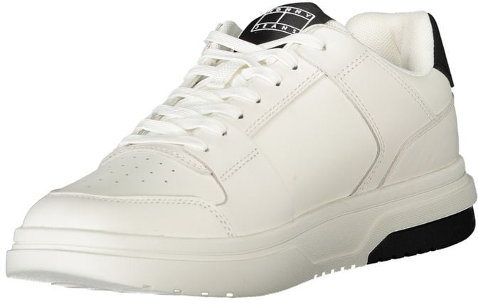 Tommy Hilfiger Bianco Polyurethane Men Sneaker