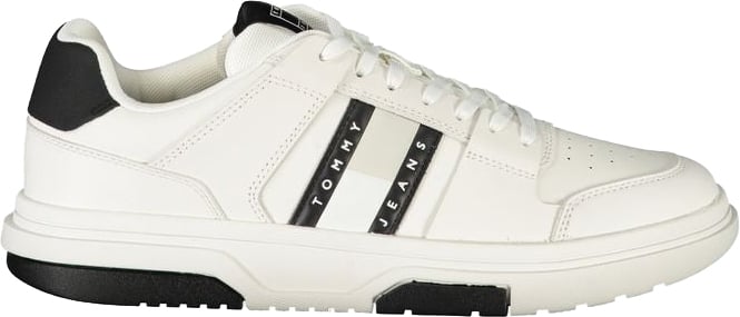 Tommy Hilfiger Bianco Polyurethane Men Sneaker