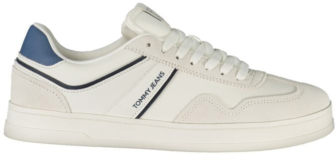 Tommy Hilfiger White Polyurethane Men's Sneaker