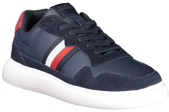 Tommy Hilfiger Blue Polyurethane Men Sneaker
