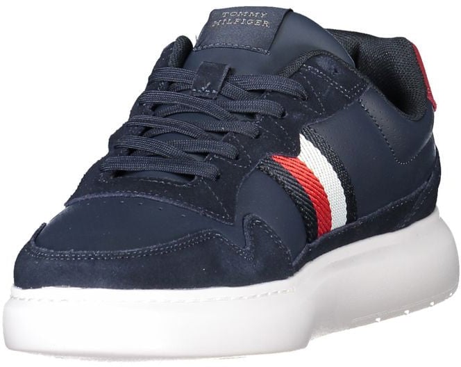 Tommy Hilfiger Blue Polyurethane Men Sneaker