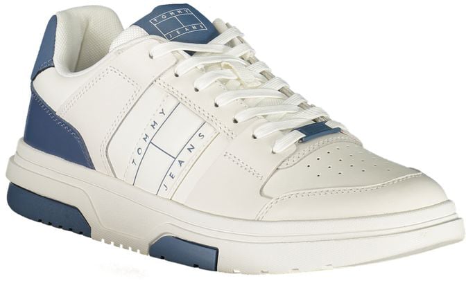 Tommy Hilfiger Bianco Polyurethane Men's Sneaker