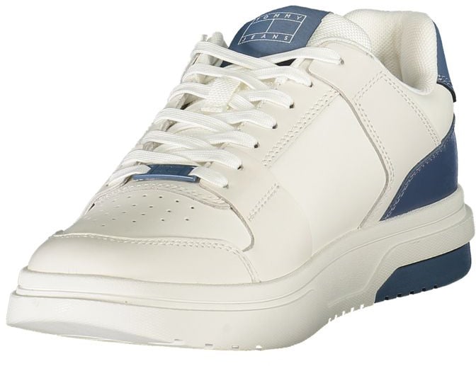 Tommy Hilfiger Bianco Polyurethane Men's Sneaker