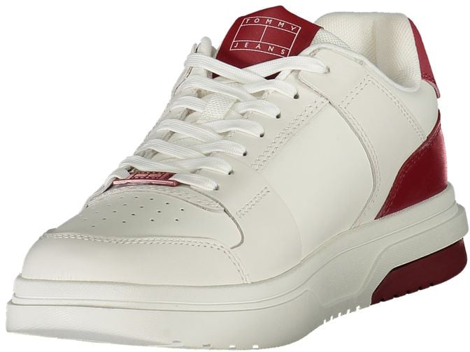Tommy Hilfiger Red Polyurethane Men's Sneaker