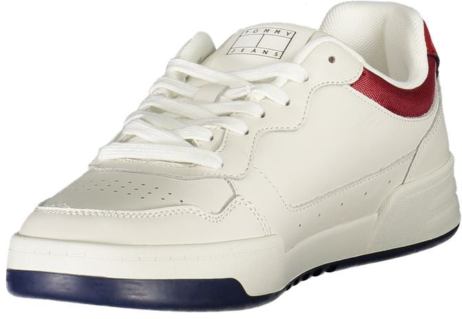 Tommy Hilfiger Bianco Polyurethane Men's Sneaker
